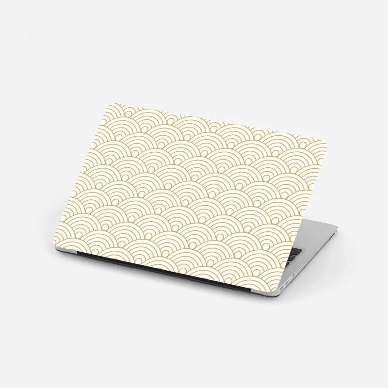 Laptop sticker dark marble texture • Wallissimo®