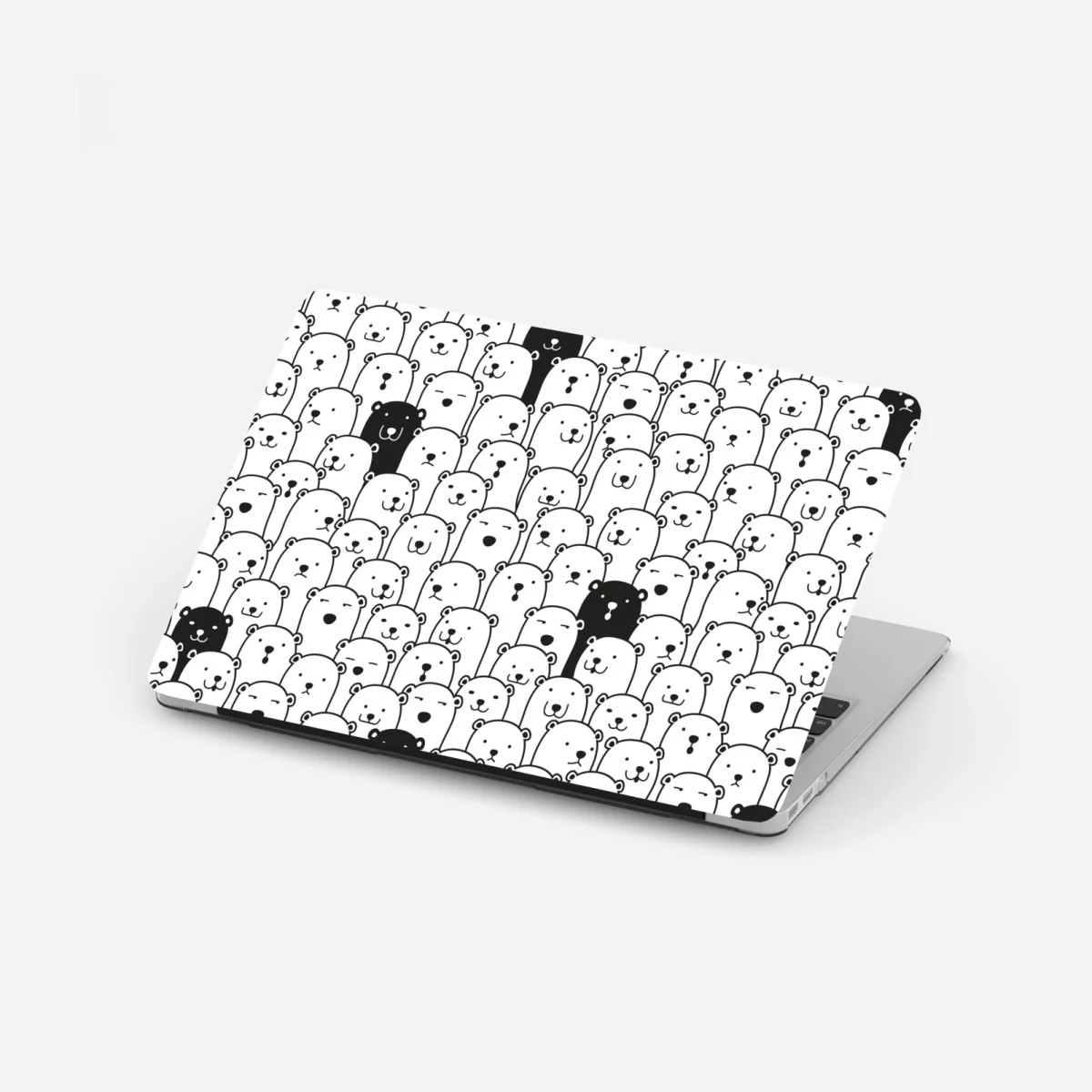 Laptop sticker adorable bear crowd pattern ⁕ Wallissimo® Laptop sticker adorable bear crowd pattern ⁕ Wallissimo®