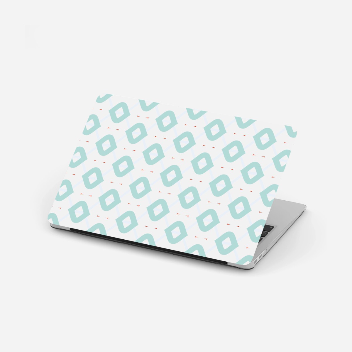 Laptop sticker turquoise geometric diamond pattern • Wallissimo® Laptop sticker turquoise geometric diamond pattern • Wallissimo®