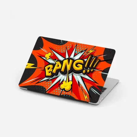 Laptop sticker comic bang pop art explosion • Wallissimo®