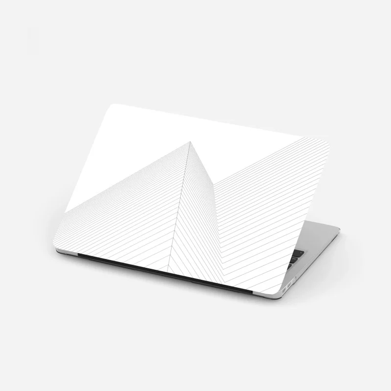 Laptop sticker geometric architectural lines