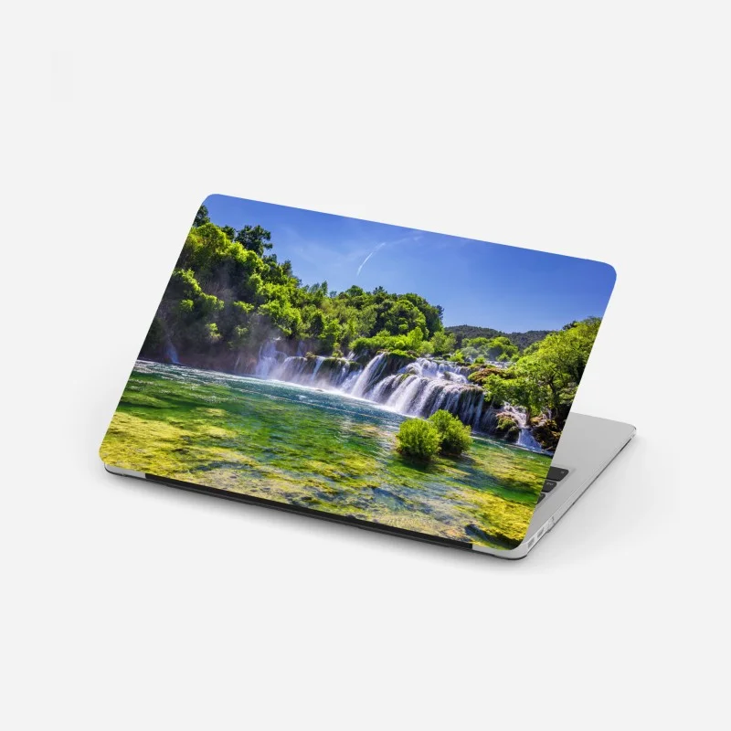 Laptop sticker Skradinski Buk waterfall in Krka National Park