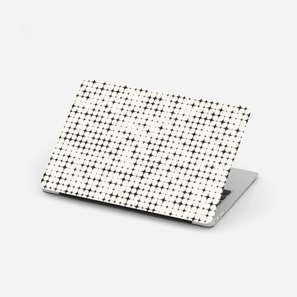 Laptop sticker monochrome geometric dot pattern • Wallissimo® Laptop sticker monochrome geometric dot pattern • Wallissimo®