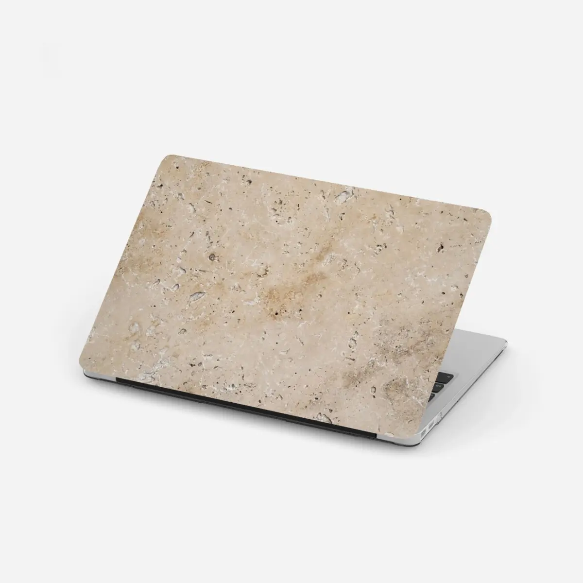 Laptop sticker beige travertine stone texture • Wallissimo® Laptop sticker beige travertine stone texture • Wallissimo®