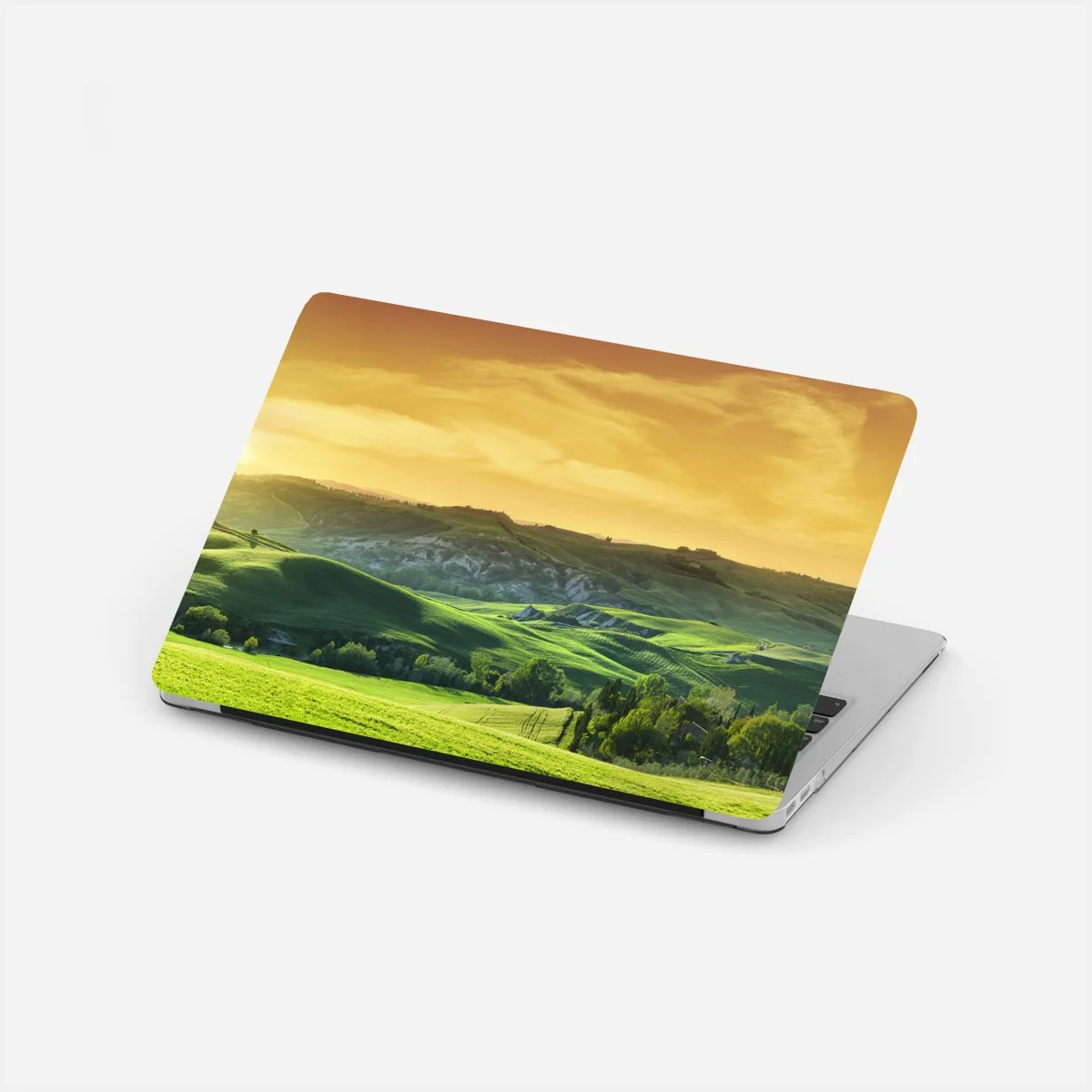 Laptop sticker Tuscan rolling hills at sunset ⁕ Wallissimo® Laptop sticker Tuscan rolling hills at sunset ⁕ Wallissimo®
