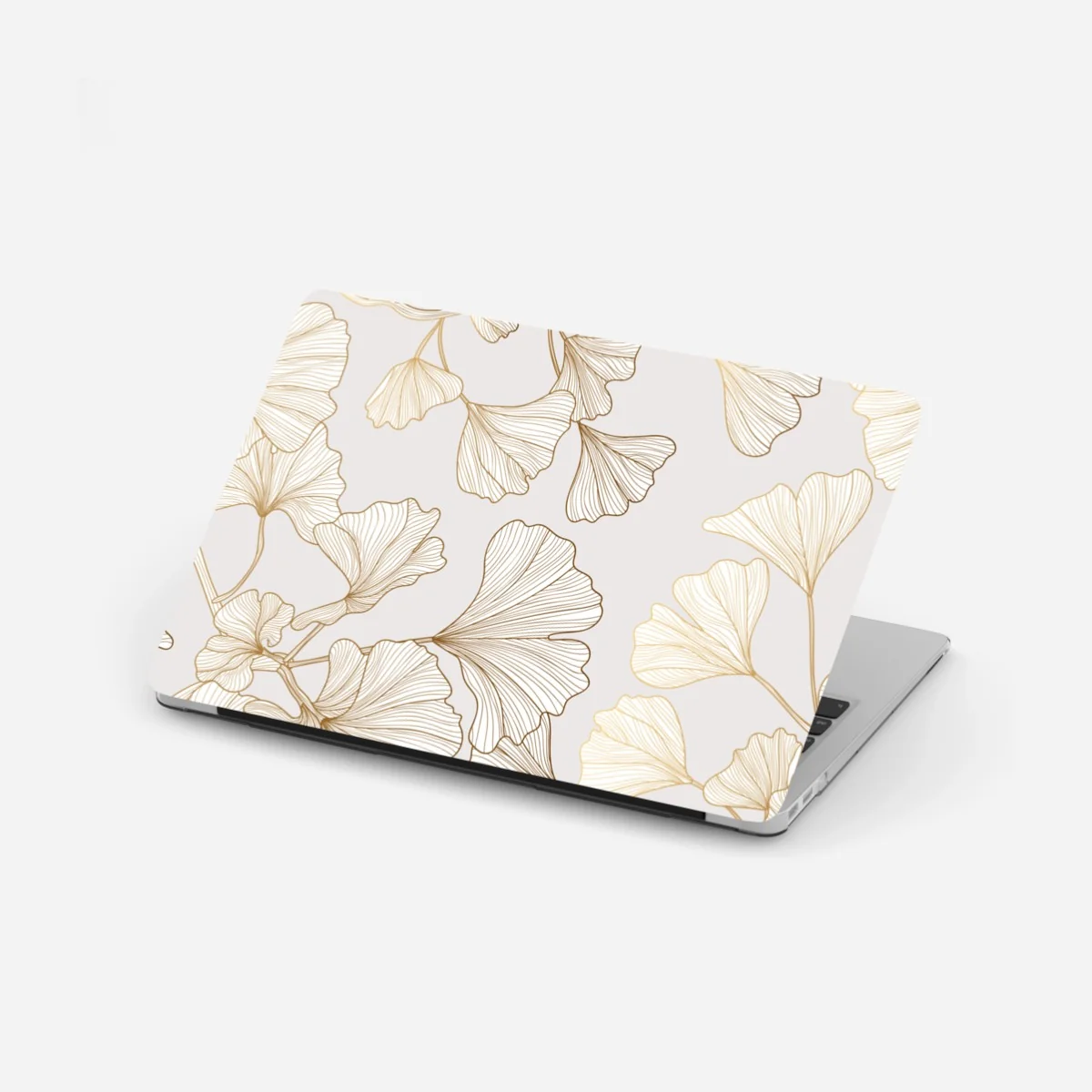 Laptop sticker delicate golden ginkgo botanical pattern ⁕ Wallissimo® Laptop sticker delicate golden ginkgo botanical pattern ⁕ Wallissimo®