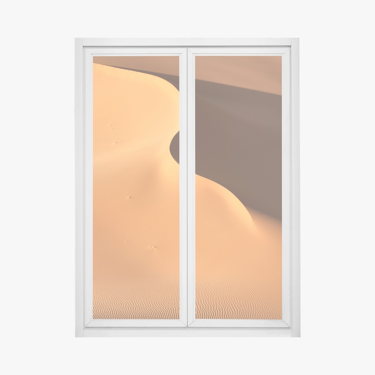 Window decal golden dune curves • Wallissimo®