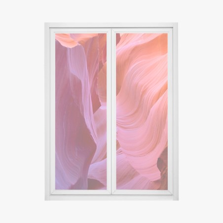 Window decal Antelope Canyon sandstone waves • Wallissimo®