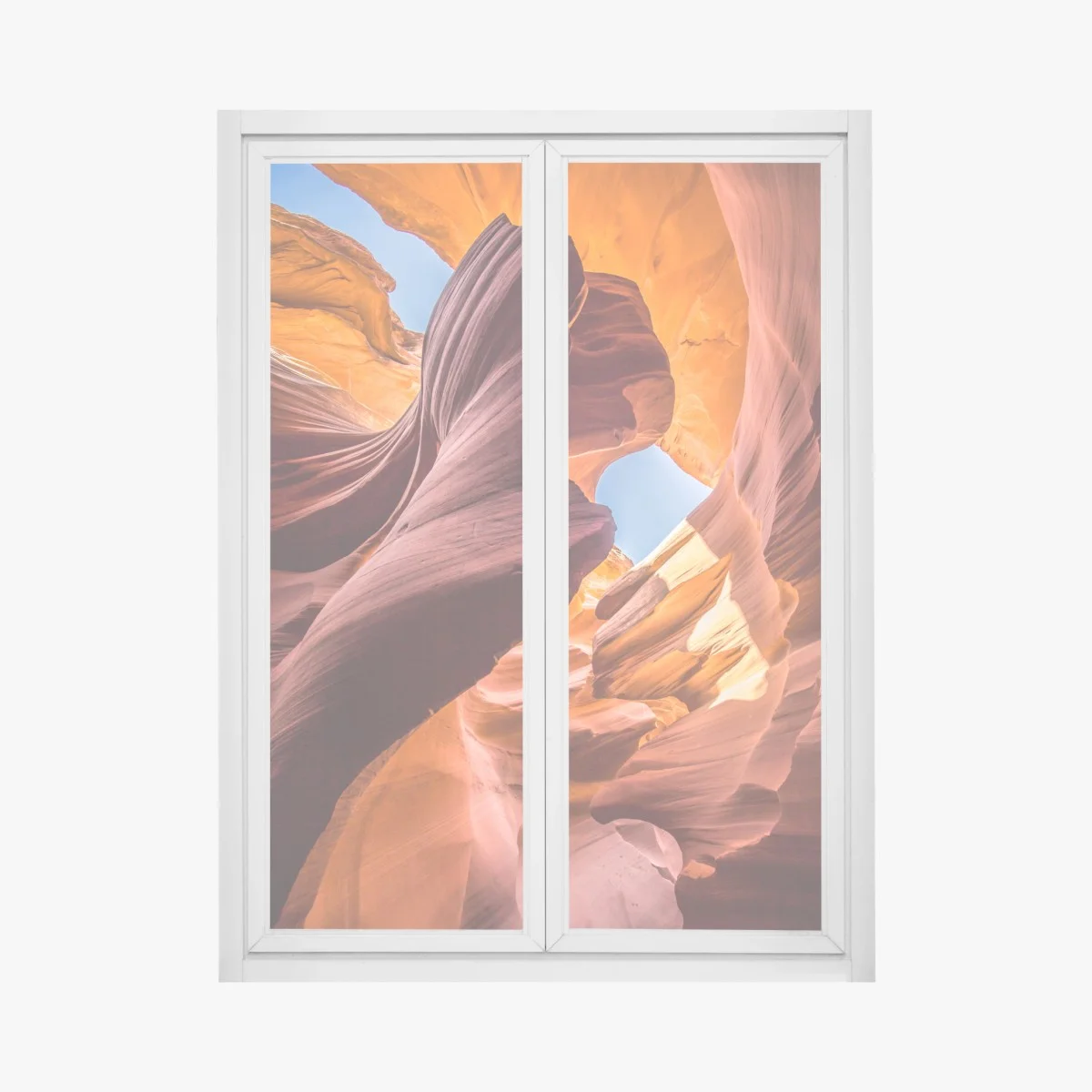 Window decal sunlit slot canyon rock formations ⁕ Wallissimo® Window decal sunlit slot canyon rock formations ⁕ Wallissimo®