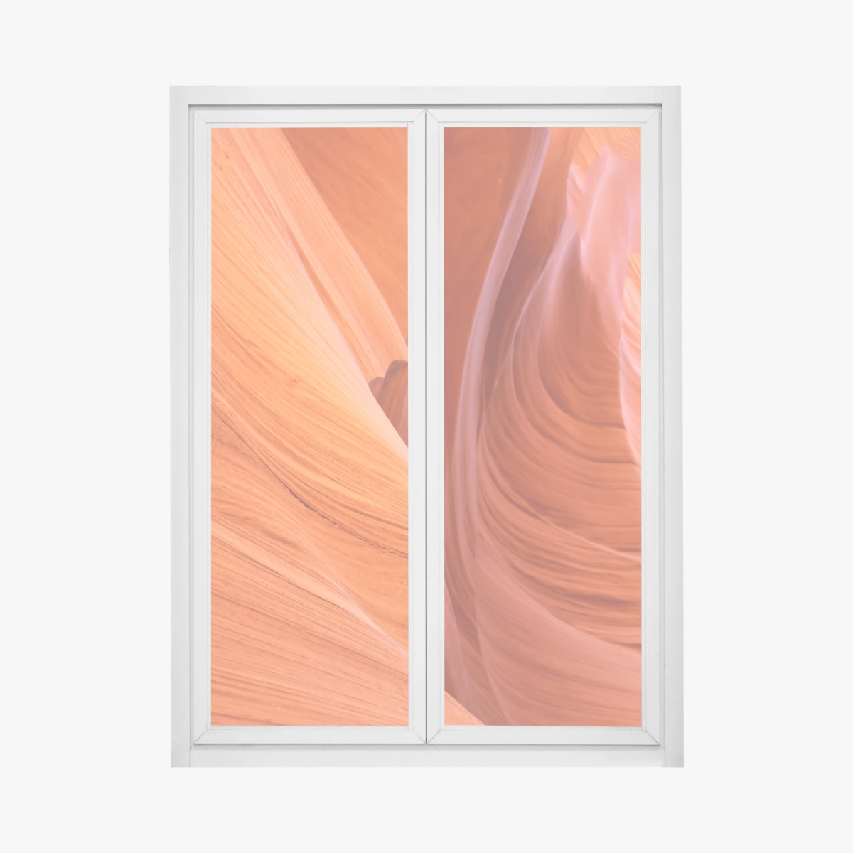 Window decal warm sandstone canyon abstract • Wallissimo®