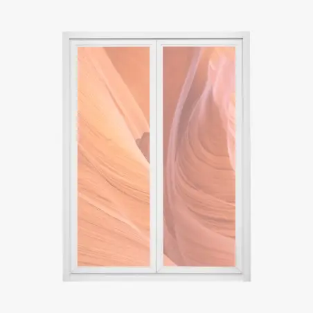 Window decal warm sandstone canyon abstract • Wallissimo®