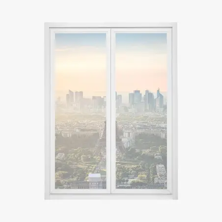 Window decal Paris skyline with the Eiffel Tower • Wallissimo®