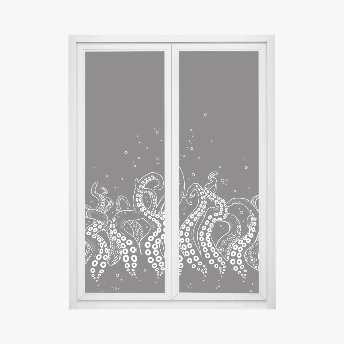 Window decal octopus tentacle pattern ⁕ Wallissimo® Window decal octopus tentacle pattern ⁕ Wallissimo®