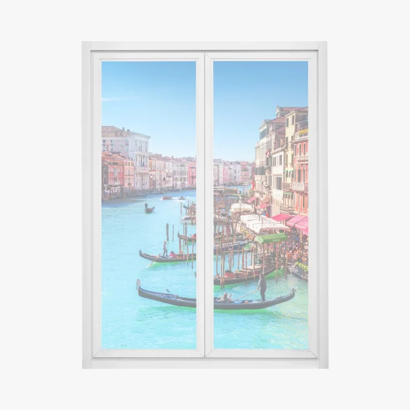 Window decal Venice grand canal cityscape