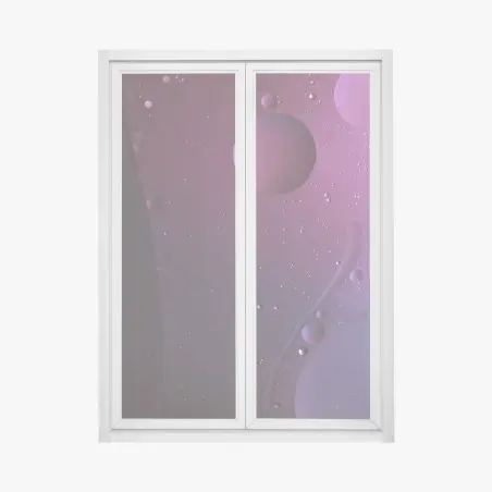 Window decal purple cosmic spheres abstract art • Wallissimo®