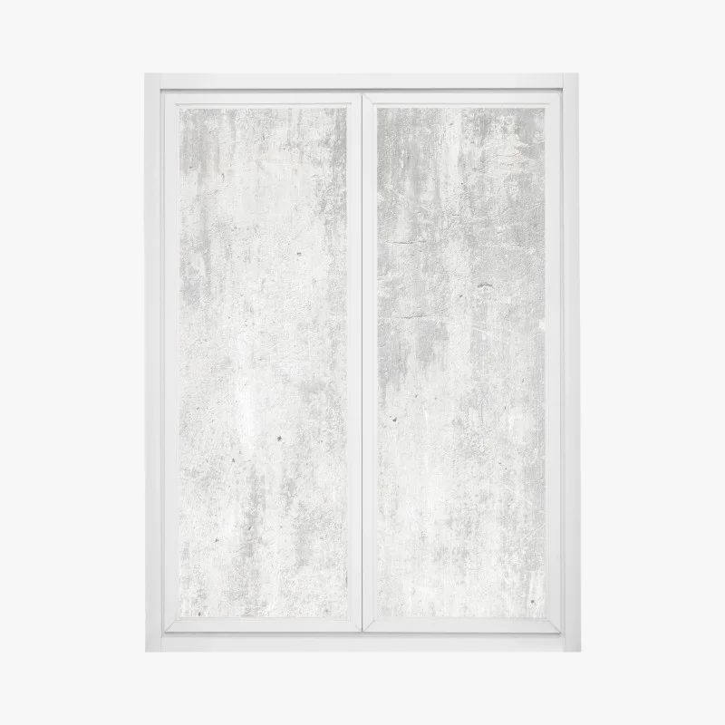Window decal raw concrete texture wall art
