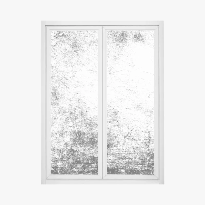 Window decal black grunge concrete texture