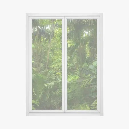 Window decal lush tropical jungle canopy • Wallissimo®