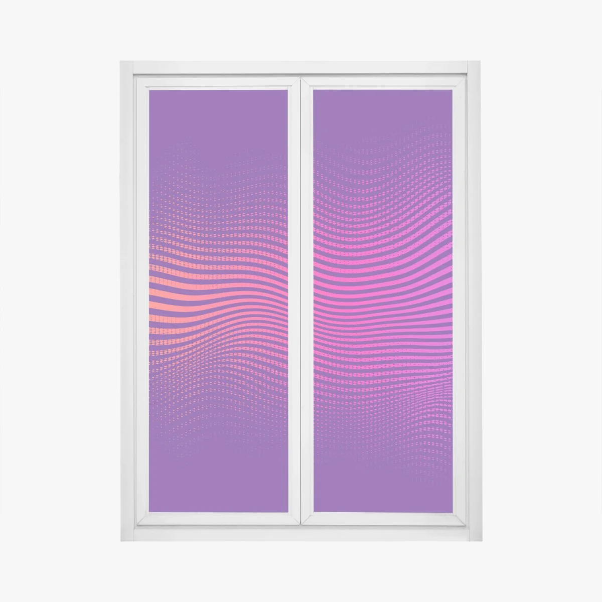 Window decal vibrant gradient wave pattern ⁕ Wallissimo® Window decal vibrant gradient wave pattern ⁕ Wallissimo®