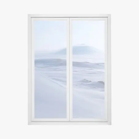 Window decal arctic serenity in Chukotka • Wallissimo®