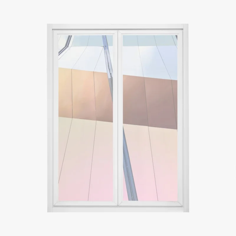 Window decal iridescent modern facade panels ⁕ Wallissimo® Window decal iridescent modern facade panels ⁕ Wallissimo®