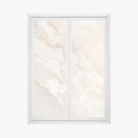 Window decal beige marble texture artwork • Wallissimo®