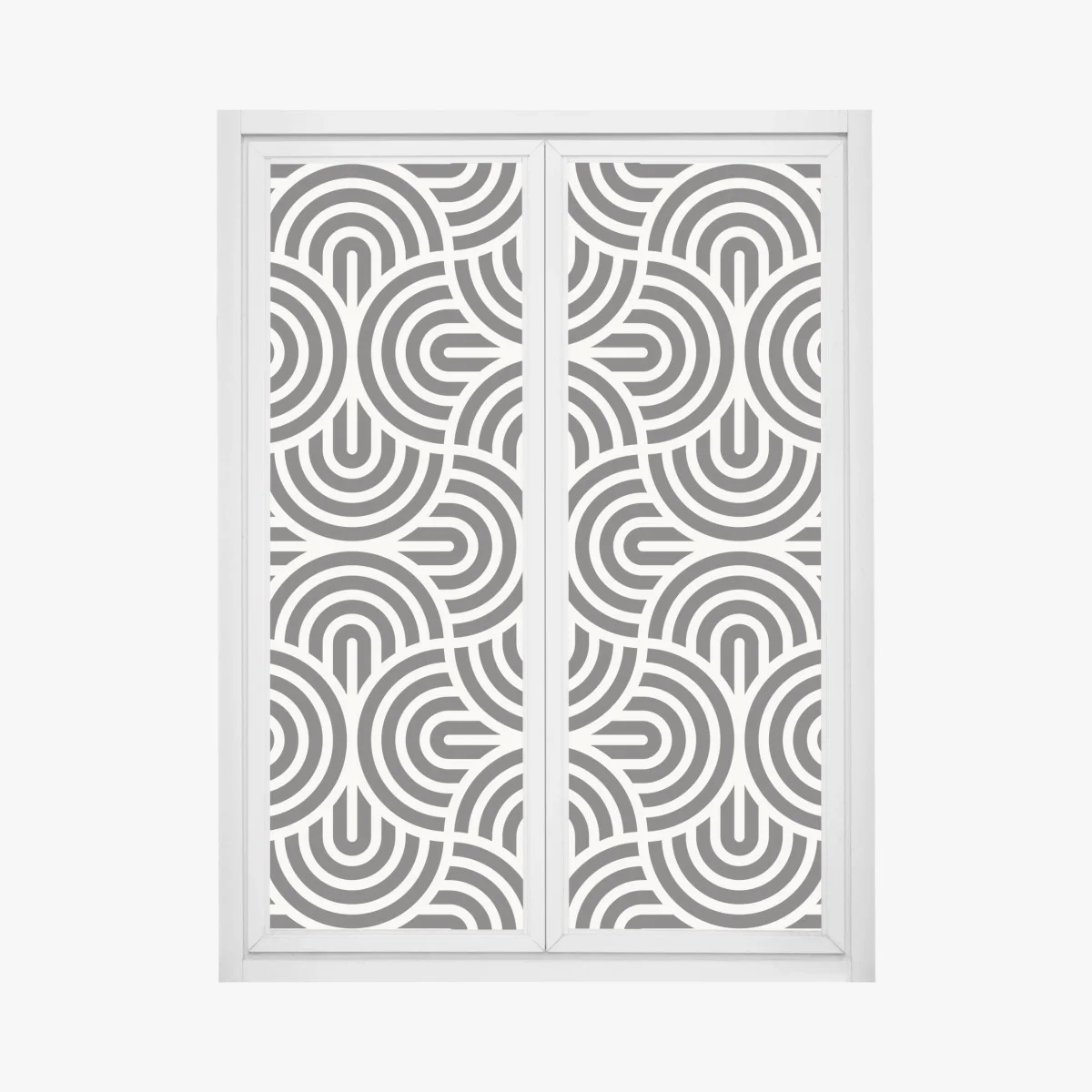 Window decal black and white geometric pattern ⁕ Wallissimo® Window decal black and white geometric pattern ⁕ Wallissimo®