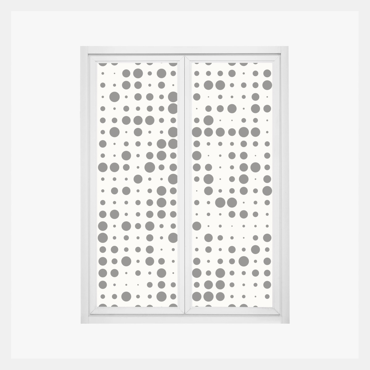 Window decal minimalist halftone dot pattern • Wallissimo®