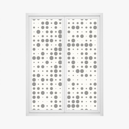 Window decal minimalist halftone dot pattern • Wallissimo®
