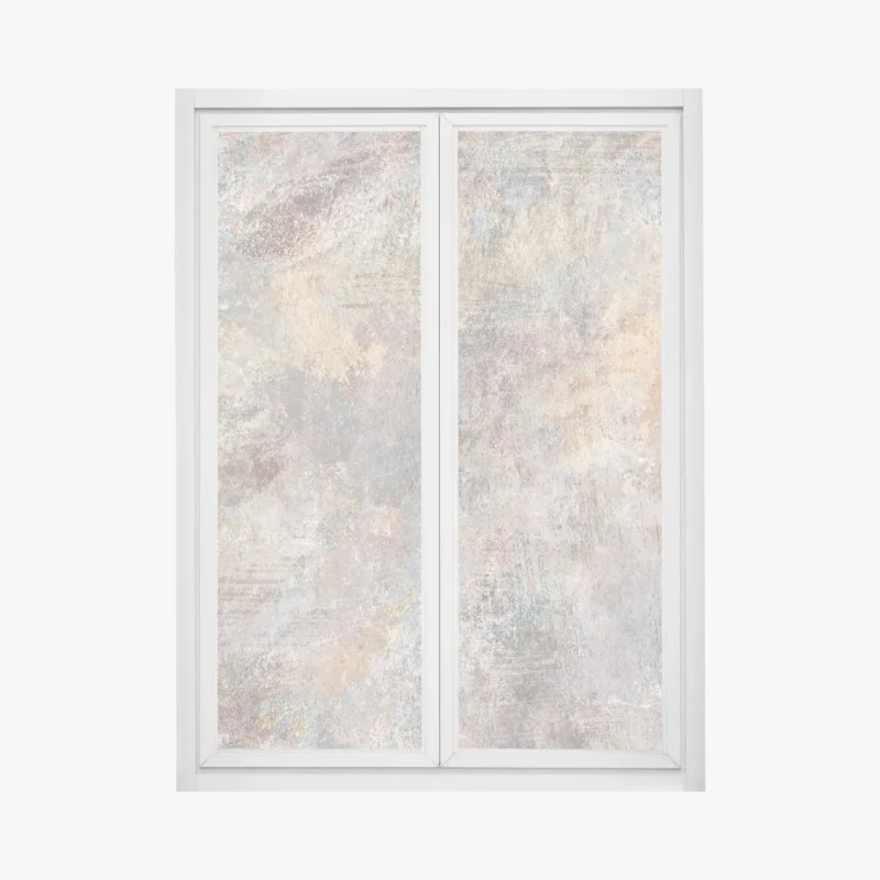Window decal subtle textured abstract in warm neutrals ⁕ Wallissimo®