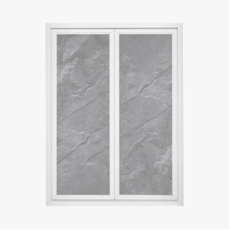 Window decal dark rock texture wall art