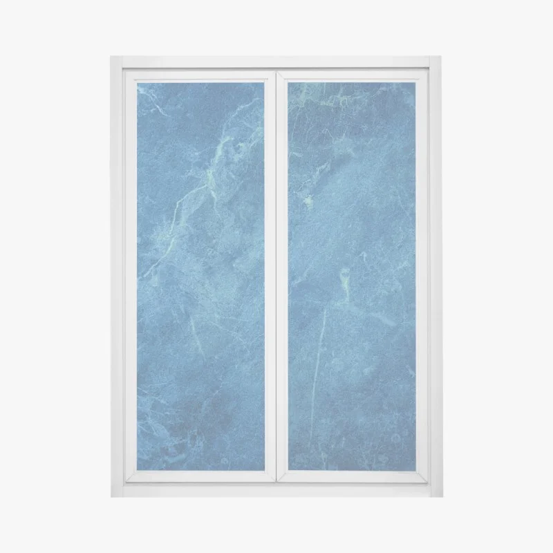 Window decal deep blue marble texture wall art