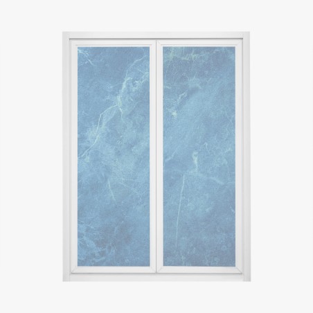 Window decal deep blue marble texture wall art • Wallissimo®