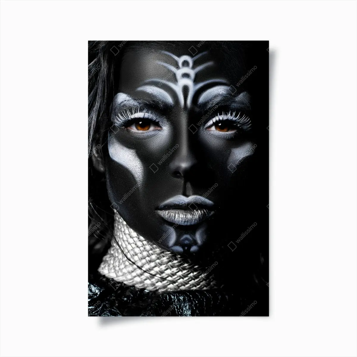Poster dark tribal beauty portrait • Wallissimo® Poster dark tribal beauty portrait • Wallissimo®