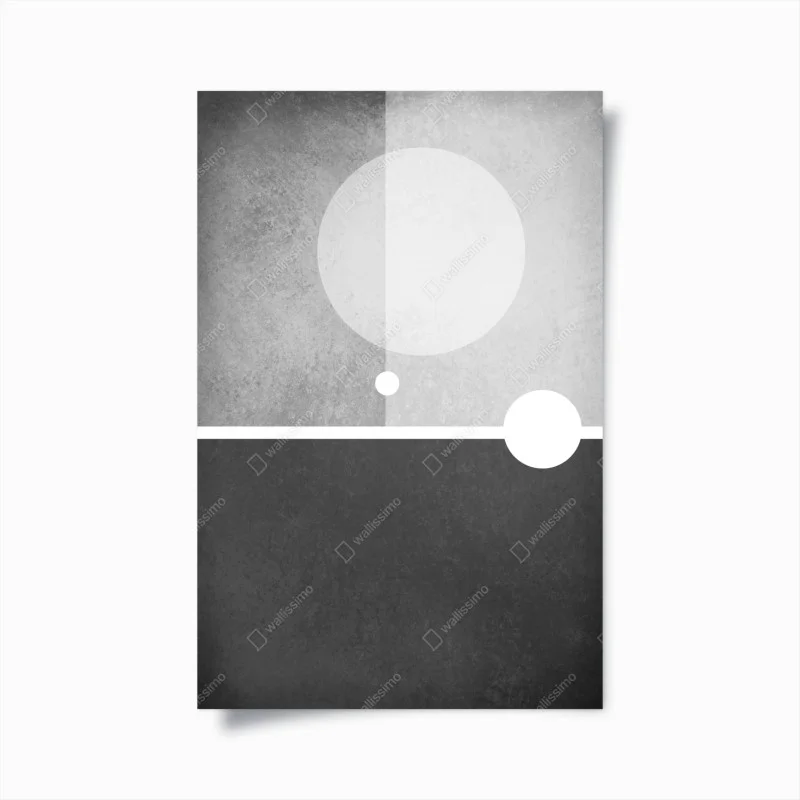 Poster minimal geometric composition