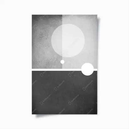 Poster minimal geometric composition • Wallissimo®