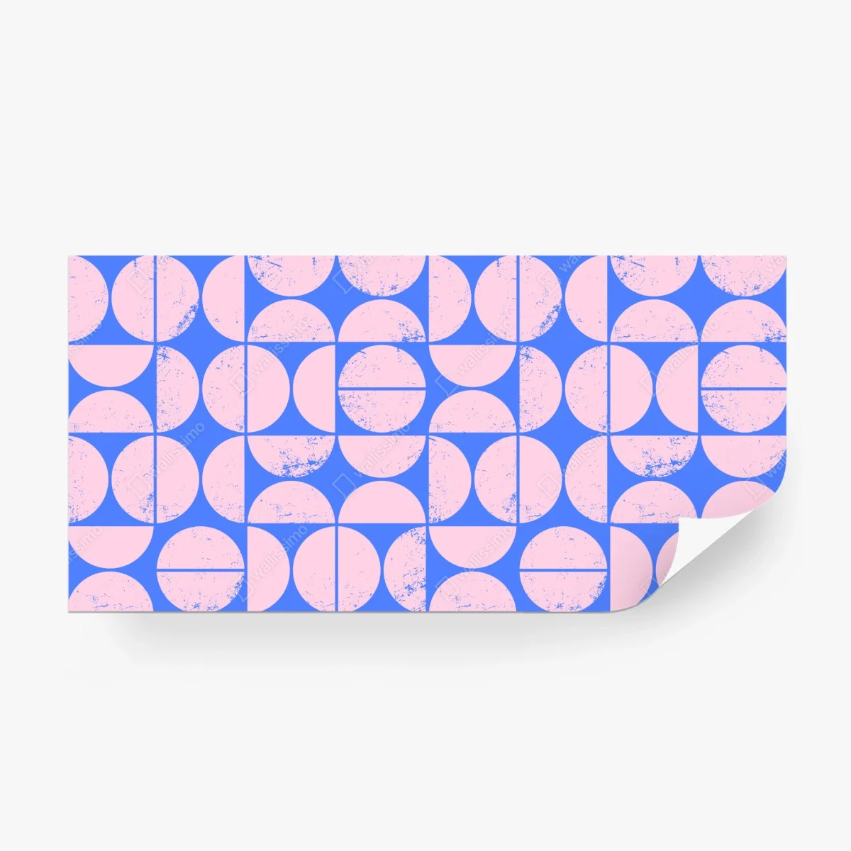 Wall mural pastel geometric circle pattern • Wallissimo®