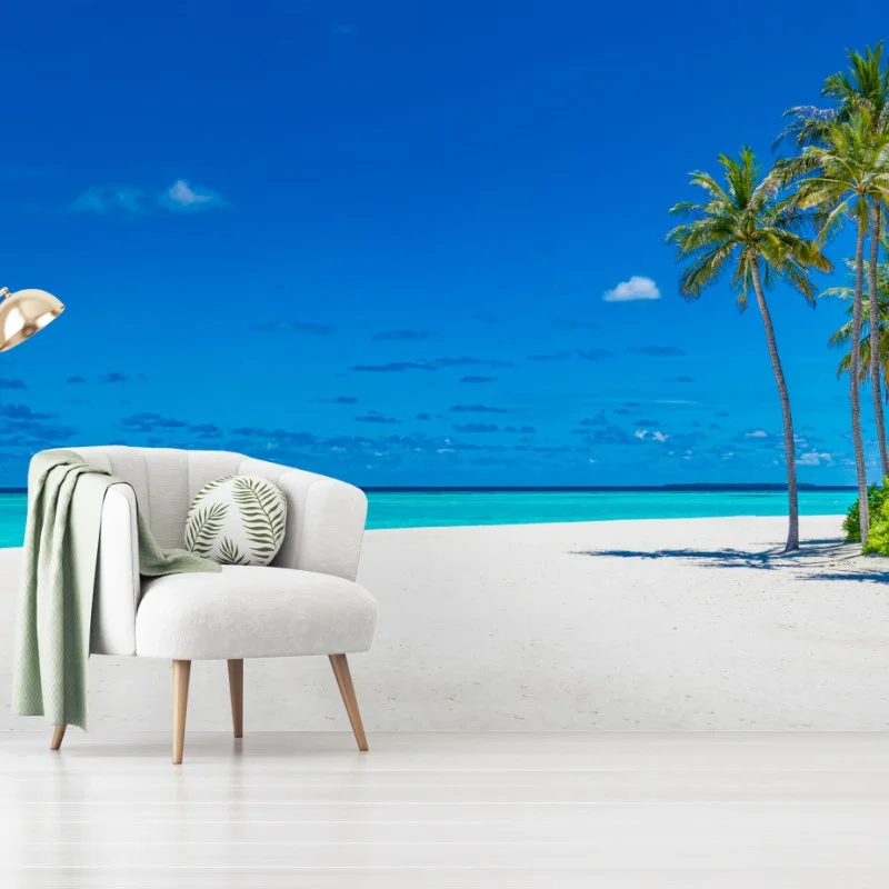 Wall mural tropical turquoise beach escape