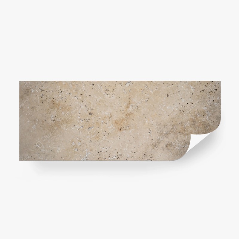 Wall mural beige travertine stone texture