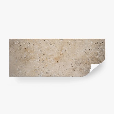 Wall mural beige travertine stone texture • Wallissimo®