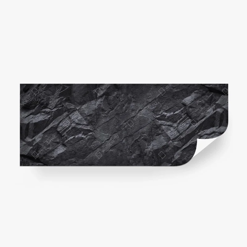 Wall mural dark rock texture wall art