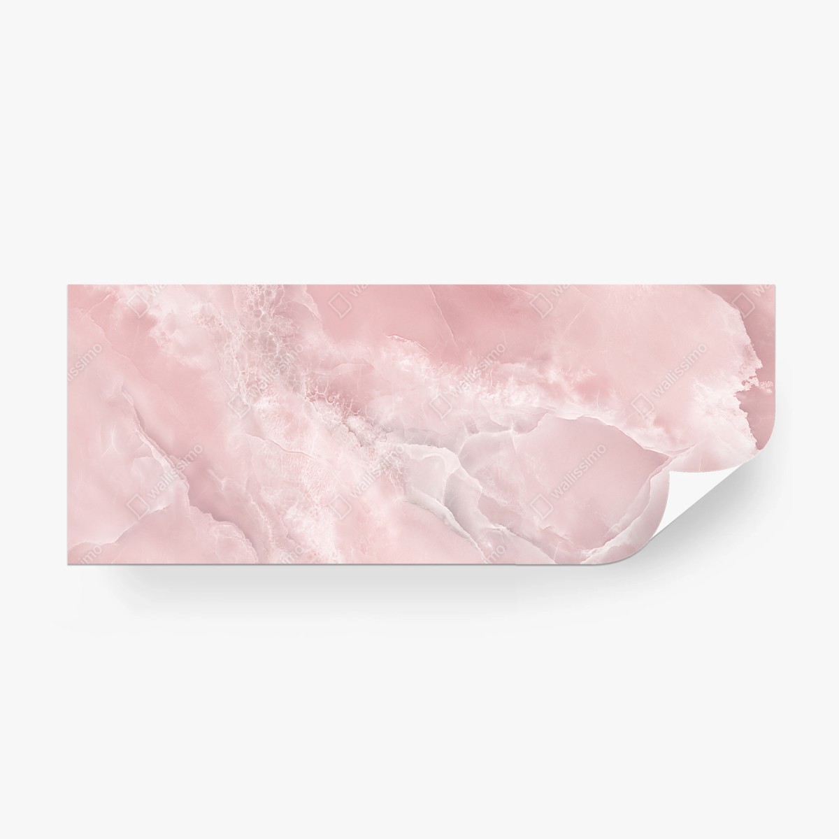 Wall mural soft pink marble texture • Wallissimo®