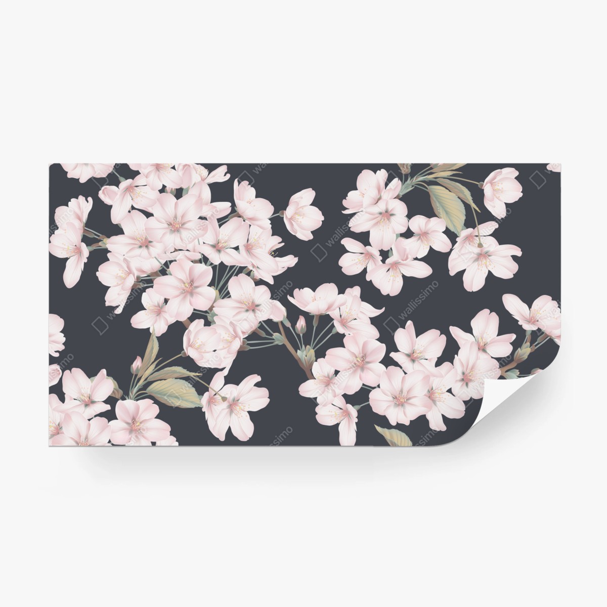 Wall mural delicate cherry blossom floral print • Wallissimo®