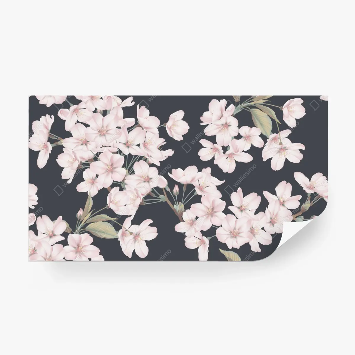 Wall mural delicate cherry blossom floral print • Wallissimo®