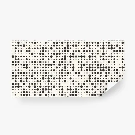 Wall mural minimalist halftone dot pattern • Wallissimo®