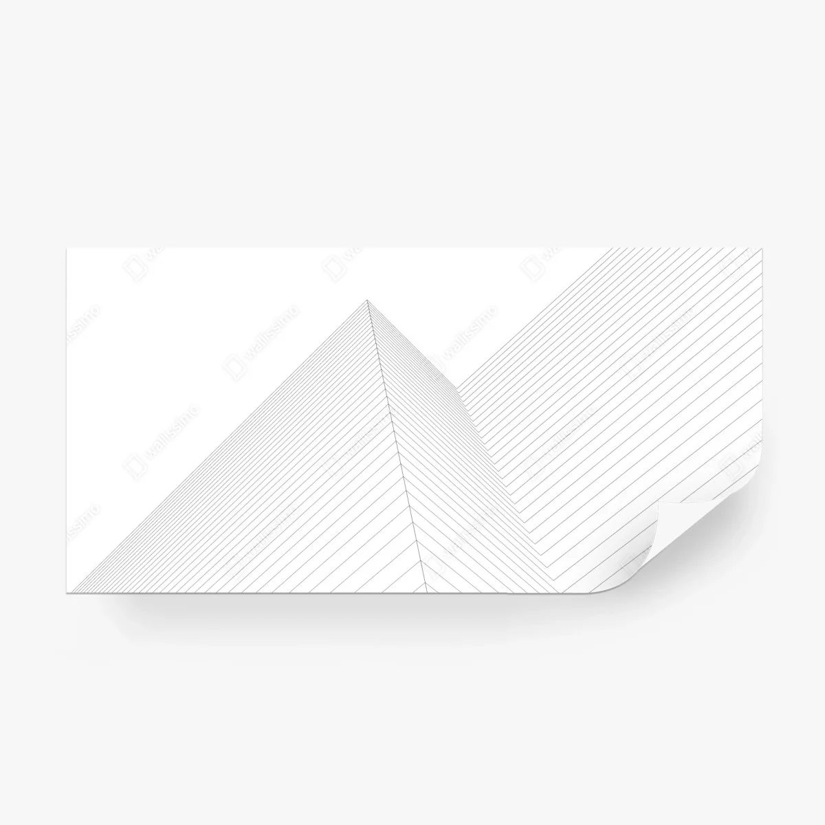 Wall mural geometric architectural lines ⁕ Wallissimo®