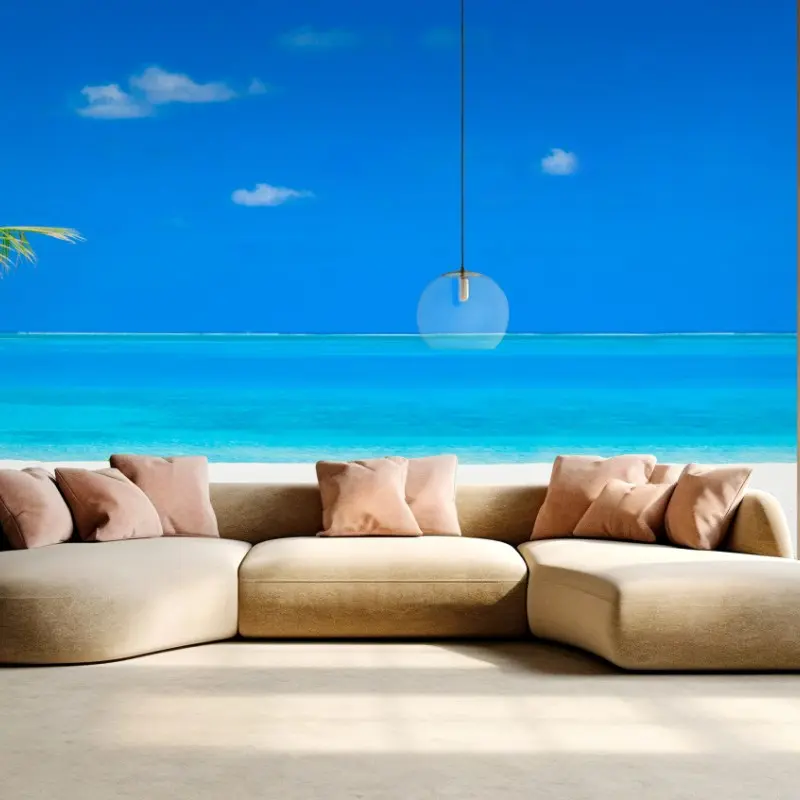 Wall mural Maldives tropical beach paradise