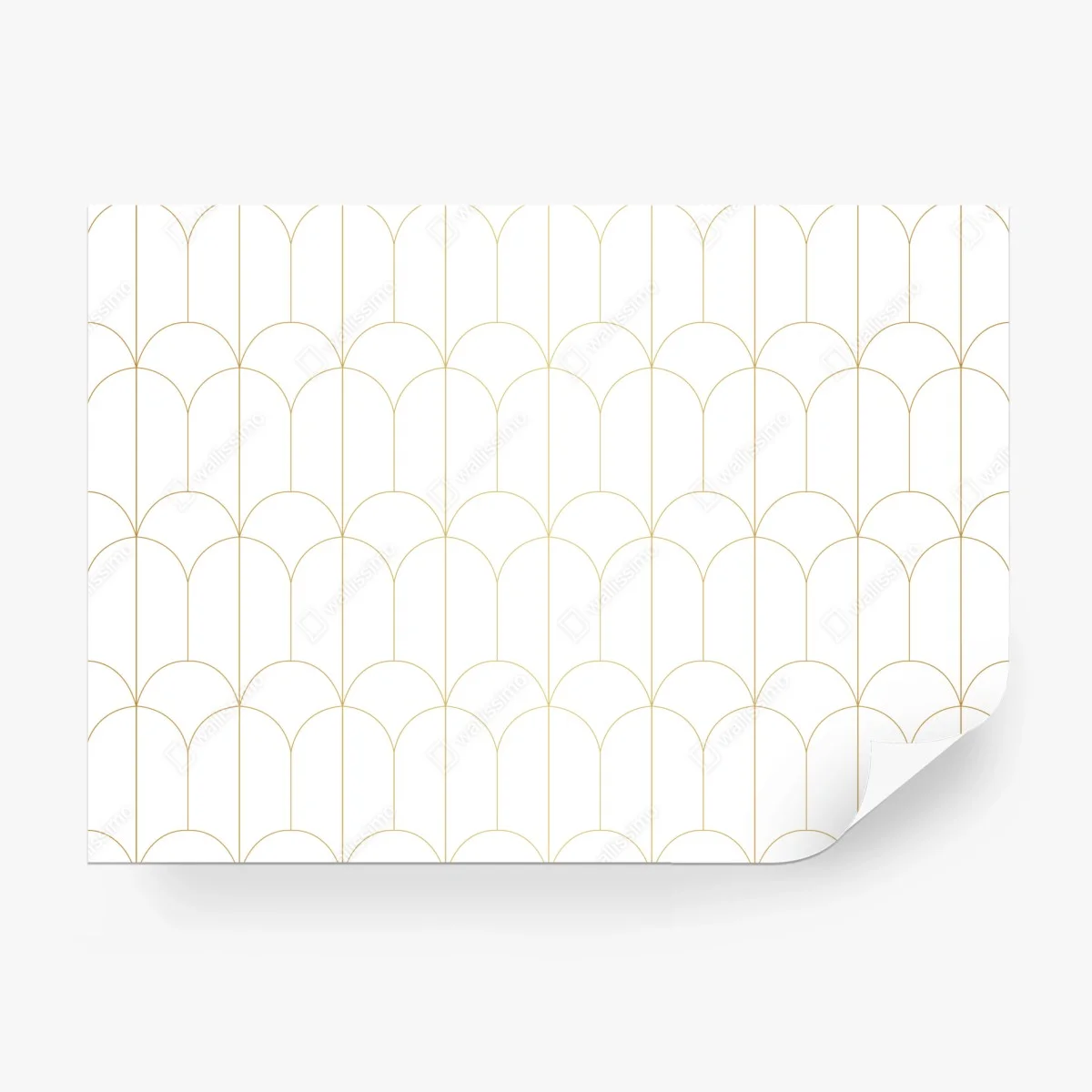 Wall mural gold art deco arch pattern ⁕ Wallissimo®