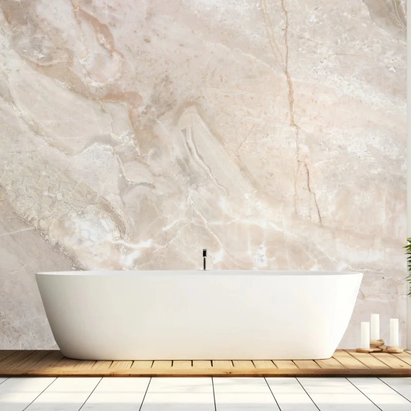 Wall mural beige marble texture artwork
