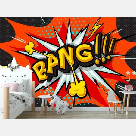 Wall mural comic bang pop art explosion • Wallissimo®